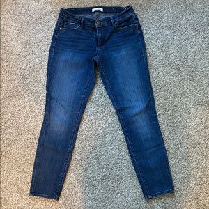 LOFT Dark Blue Skinny Jeans